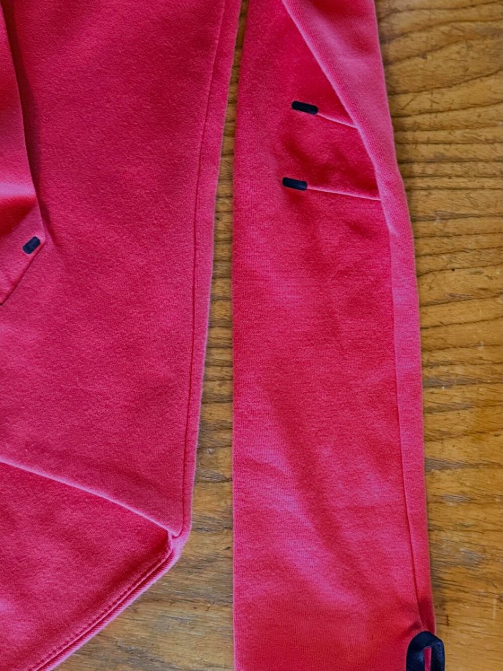 Nike Women's Sportswear Tech Fleece Moto Cape Jacket in "Daring Red", Size XS - Picture 7 of 12